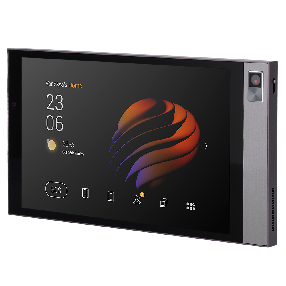 AK-PG71-KNX-EU  |  AKUVOX   -  Monitor Android 10.0 para domótica|  Pantalla TFT de 8" | Aplicaciones de terceros  |  TCP/IP, WiFi, Bluetooth, ZigBee, KNX, SIP