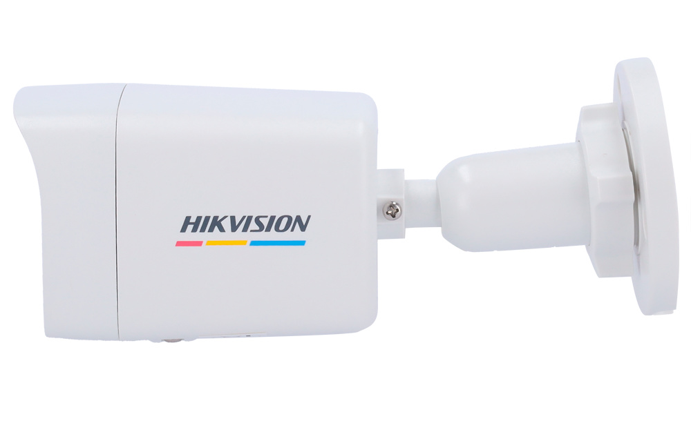 DS-2CD1027G2H-LIUF(2.8mm) | HIKVISION - Cámara IP Bullet | ColorVu | 2 Mpx | Lente fija 2,8 mm | Luz híbrida: IR y Luz Blanca alcance 30 metros | Detección de movimiento 2.0 | Micrófono integrado 