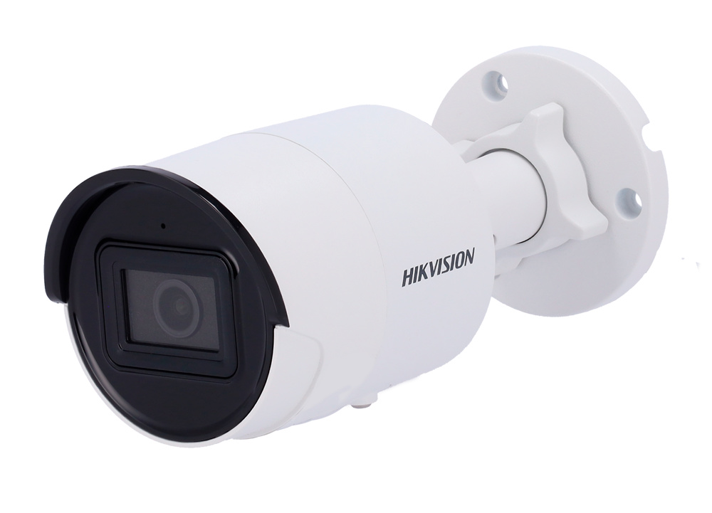 DS-2CD2063G2-IU(2.8mm) | HIKVISION La Hikvision DS-2CD2063G2-IU(2.8mm) es una cámara bullet IP de 6 Mpx, con IR de 40m, detección facial y AcuSense. Ofrece WDR 120dB, micrófono integrado y almacenamiento en MicroSD 256GB.