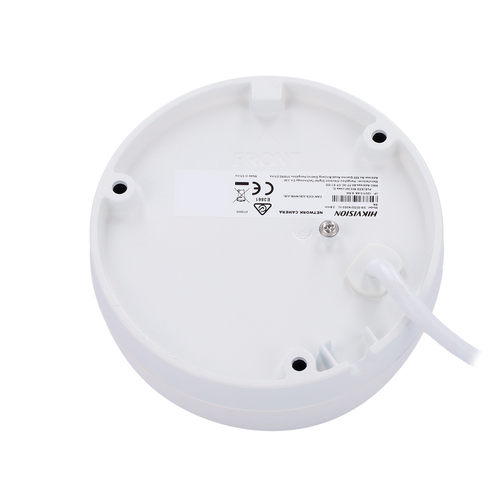 DS-2CD2143G2-IU(2.8mm) | HIKVISION - Cámara Domo IP AcusSense | Gama Pro | 4 Mpx | Lente fija 2,8mm | Micrófono integrado | Leds Infrarojos 30 metros | Detección de movimiento 2.0 