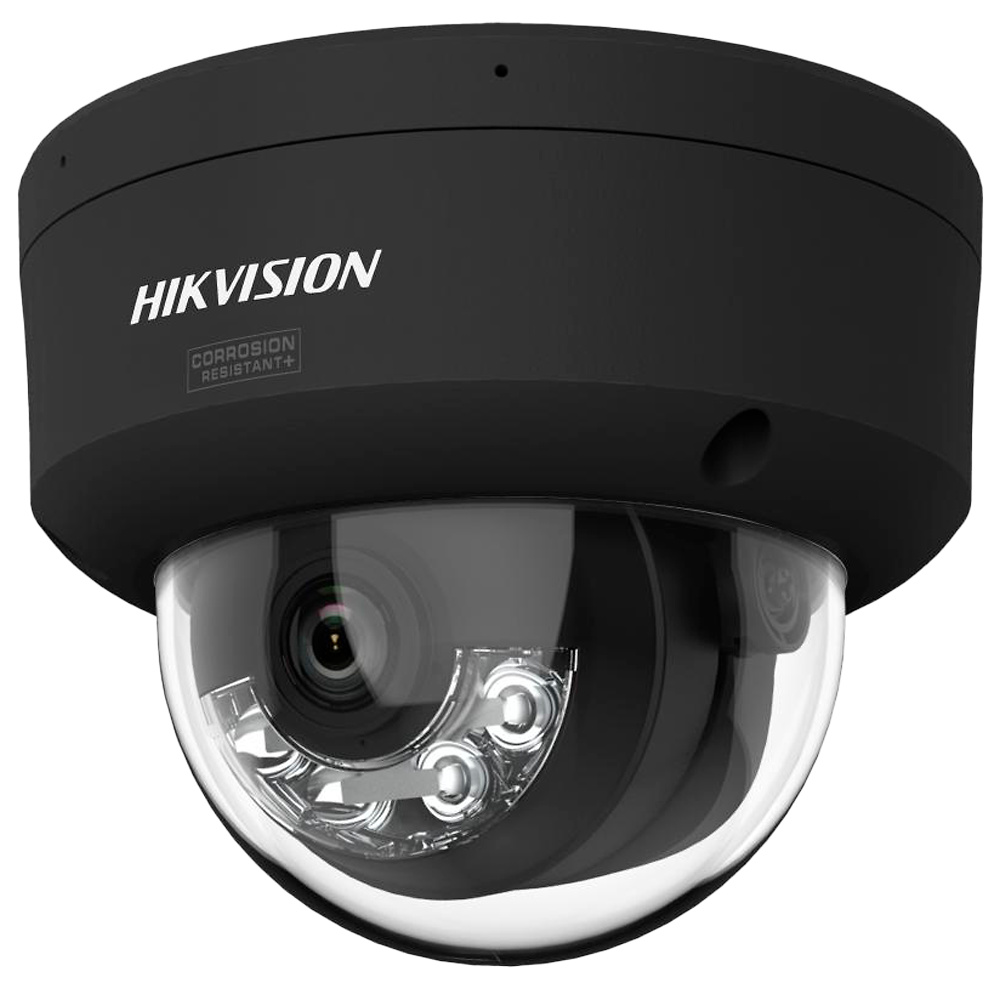 DS-2CD2187G3-LIS2UY(2.8mm)(BLACK) | HIKVISION Cámara Hikvision DS-2CD2187G3-LIS2UY (2.8mm) BLACK con ColorVu 3.0, visión en color 24/7, lente 2.8mm, luz híbrida IR/blanca 30m y WDR 130 dB