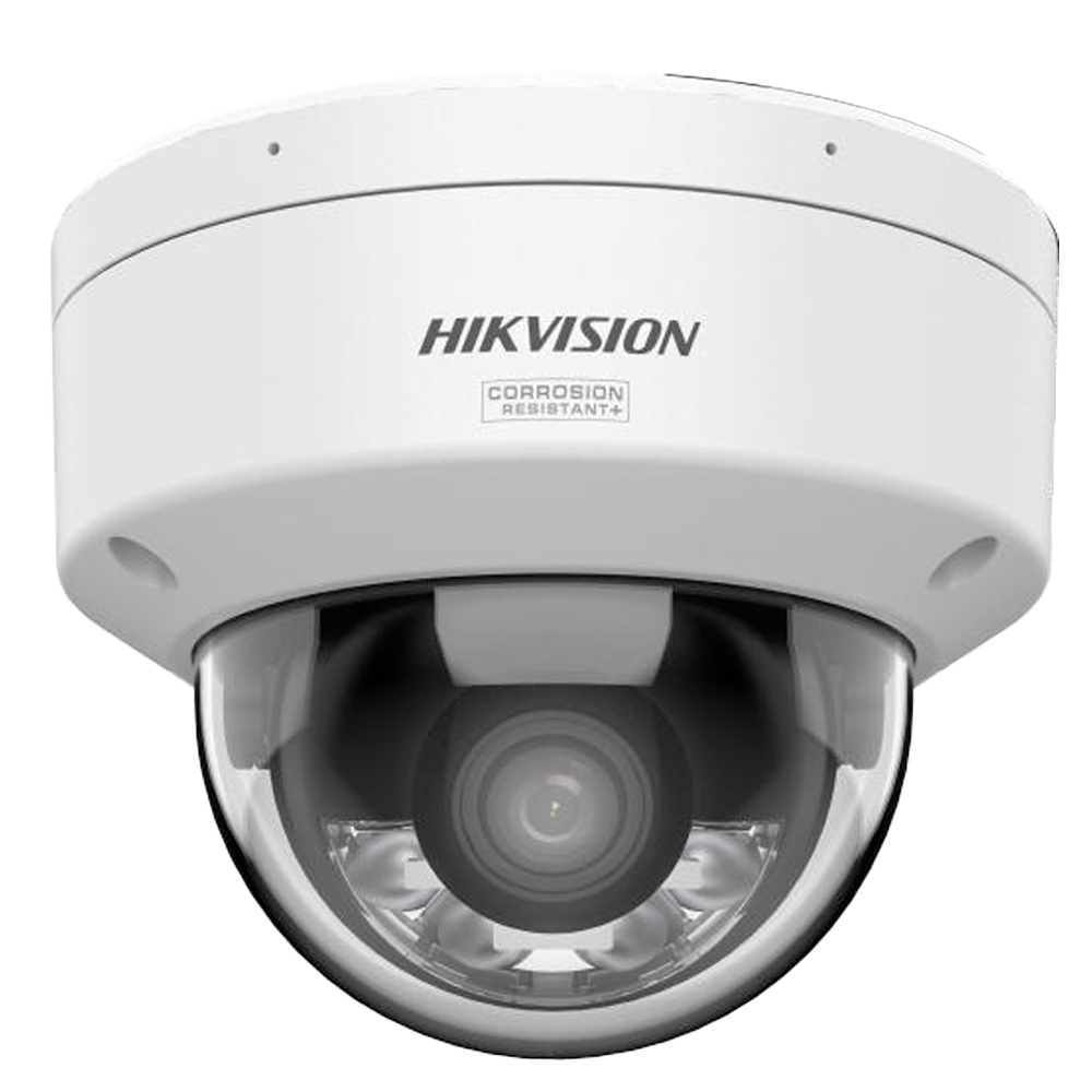 DS-2CD2147G3-LIS2UY(4mm) | HIKVISION La Hikvision DS-2CD2147G3-LIS2UY (4mm) es una cámara IP Domo 4Mpx con ColorVu 3.0, visión a color 24/7 y luz híbrida IR/blanca 30m. Incorpora AcuSense 3.0, Face Capture y sirena y flash disuasorio