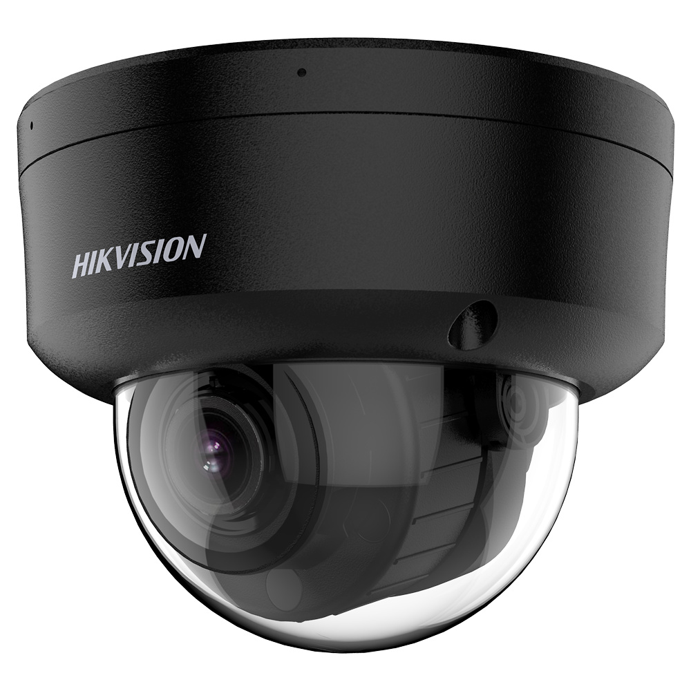 DS-2CD2743G2-LIZS2U(2.8-12mm) | HIKVISION Compra la DS-2CD2743G2-LIZS2U(2.8-12mm)/BLACK de Hikvision, una cámara domo IP de 4 Mpx diseñada para vigilancia avanzada. Su lente varifocal motorizada de 2.8 a 12 mm permite un ajuste preciso del campo de visión, mientras que la tecnología Smart Hybrid Light ofrece iluminación adaptable con modos de luz infrarroja y blanca para una visión nocturna óptima hasta 40 metros. Con funciones inteligentes como la clasificación de objetivos humanos y vehículos mediante AcuSense, y micrófono dual integrado para audio en tiempo real, esta cámara es una solución completa para tus necesidades de seguridad. Su construcción robusta con clasificación IP67 e IK10 garantiza durabilidad en diversas condiciones climáticas