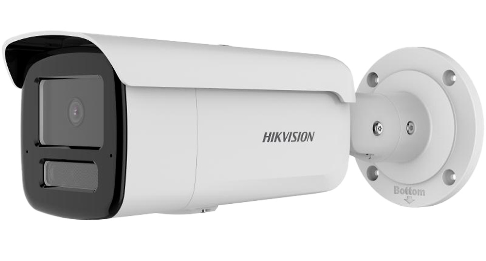 DS-2CD2T83G2-4LI2U(2.8mm)  |  HIKVISION  -  Cámara  IP Bullet  AcuSense  |  8 Mpx  |  Lente fija 2,8 mm  |  Luz híbrida 80 metros | Detección de movimiento 2.0