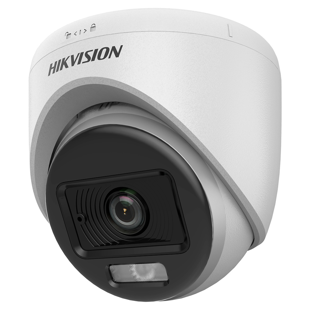 DS-2CE70DF0T-LPFS(3.6mm)  |  HIKVISION  -   Cámara Domo 4en1 Gama Value |  2 Mpx  |  Lente fija 3,6mm  |  Luz híbrida 20 m  |  Micrófono integrado  |  Apta para Interior