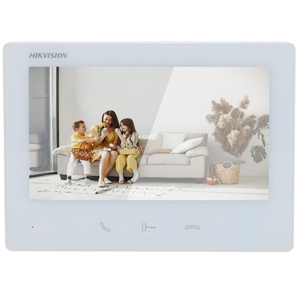 DS-KH7300EY-WTE2/White | HIKVISION - Monitor para videoportero WIFI | Pantalla de 7