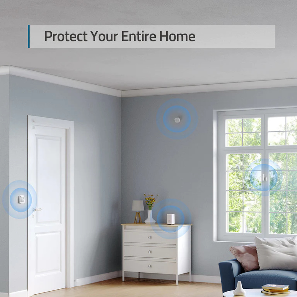 EUFY-ALARM-KIT5 | EUFY - Kit de alarma Eufy by Anker | HomeBase WiFi/LAN/RF | App Eufy Security 