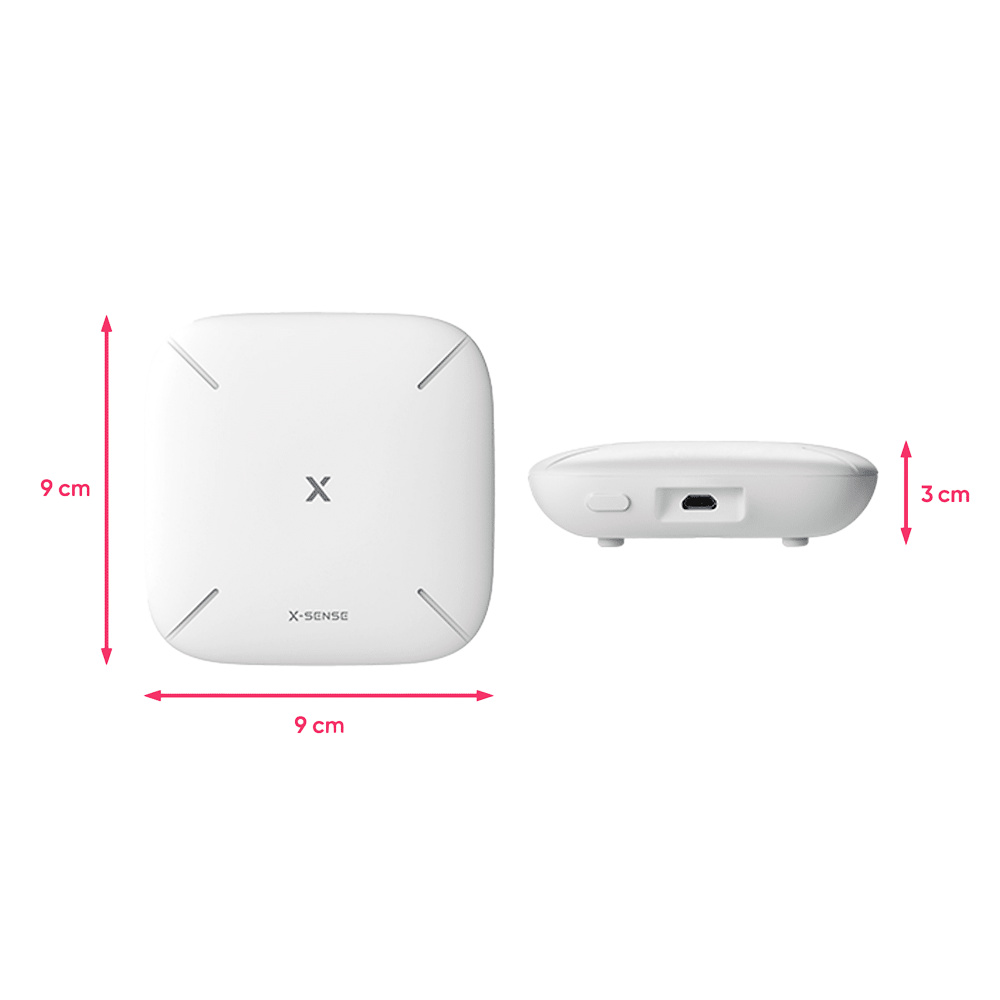 FS31 | X-SENSE - Kit de detección de incendio autónomo | Certificado EN 14604 | Comunicación WiFi del Hub 2.4GHz 