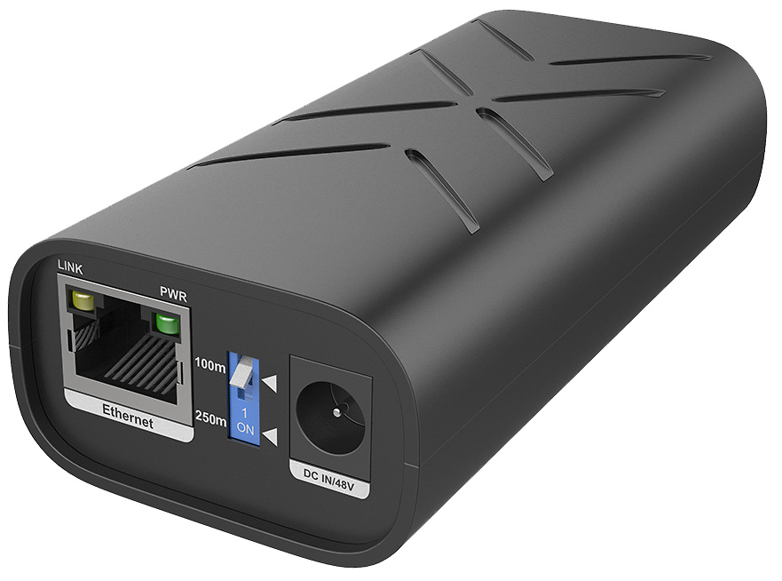 Inyector PoE INJ-POE-G-60W-DUAL-MINI, inyector PoE dual para alimentación y datos en un solo cable UTP. Compatible con PoE/PoE+ IEEE802.3af/at, soporta hasta 60W de potencia total (30W por dispositivo) y distancias de 100 metros. Diseñado para redes seguras y estables, con entrada RJ45 10/100/1000 Mbps