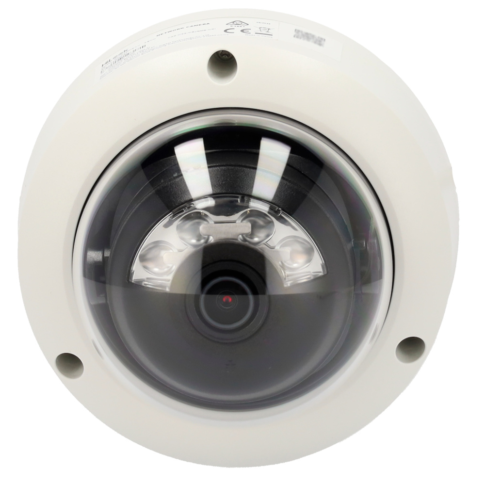 IPC-D160HA-LU | HiLooK - Cámara de vigilancia IP | 6 Mpx | Lente 2.8 mm | Luz híbrida: IR y luz blanca | Micrófono integrado 