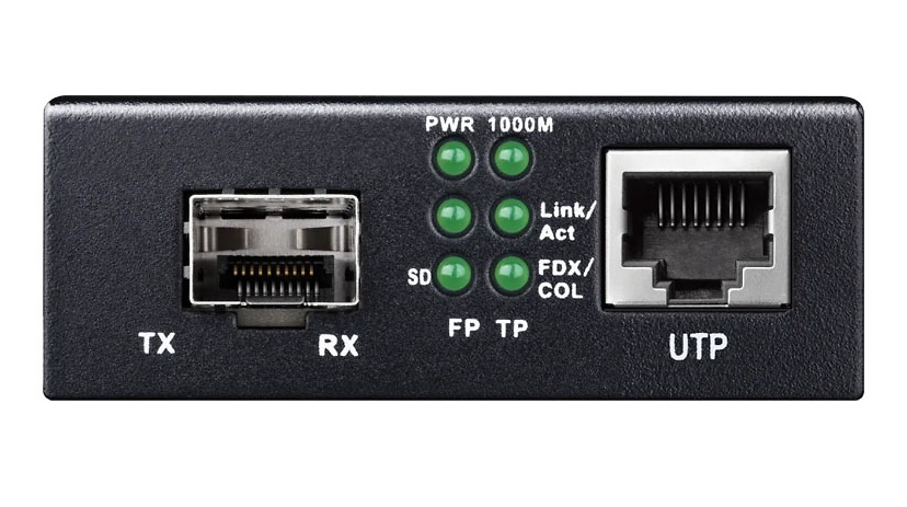 MC220 | CUDY - Conversor de medios Gigabit Ethernet a SFP | Monomodo | 20Km 