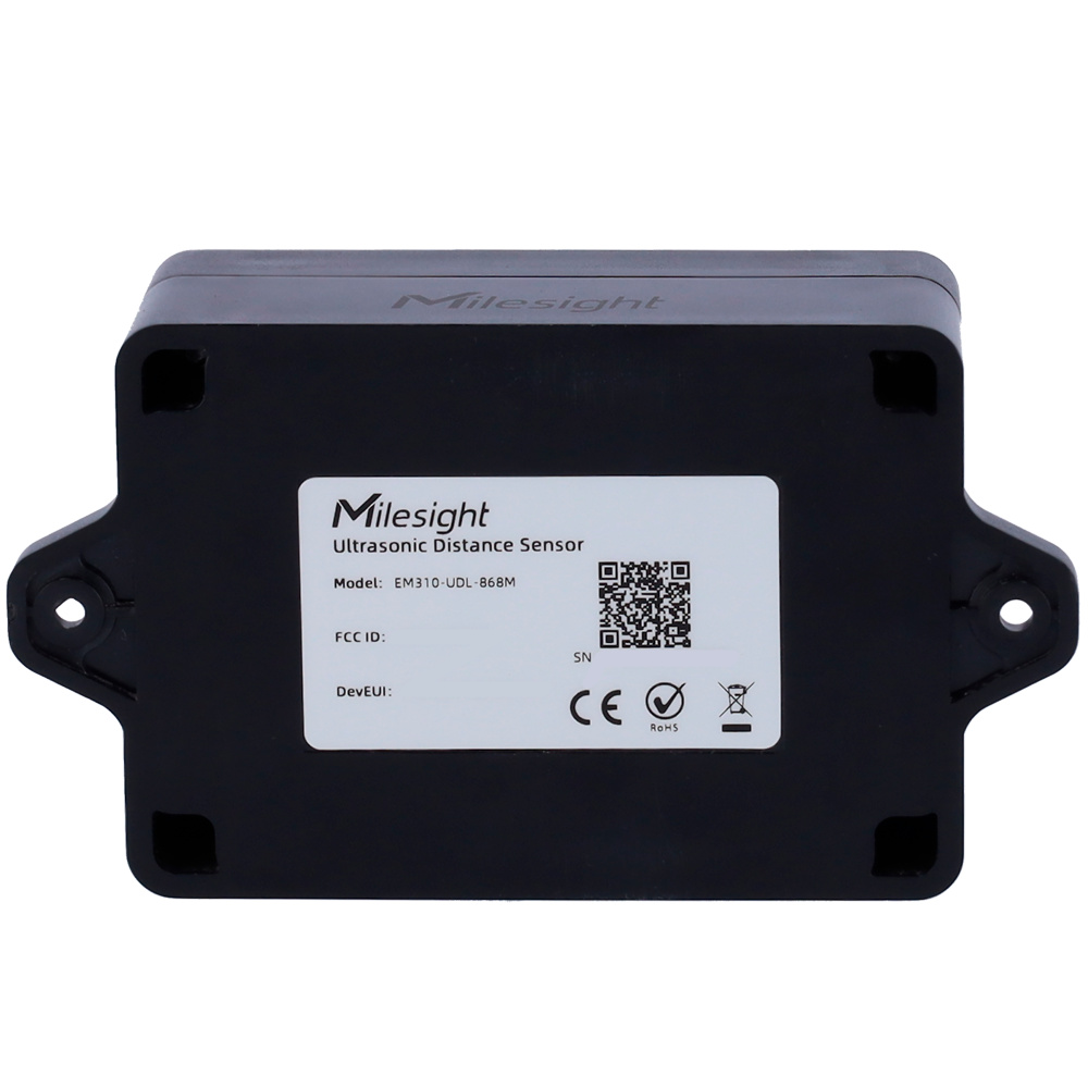 MS-EM310-UDL-868M | MILESIGHT - Sensor dual ultrasónico de distancia LoRaWAN | Detección de hasta 4.5m | Grado de Protección IP67 