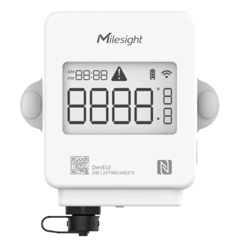 MS-TS301-868M | MILESIGHT - Sensor de temperatura LoRaWAN | Rango de detección -200ºC ~ 500ºC (según sonda) | Grado de Protección IP67 