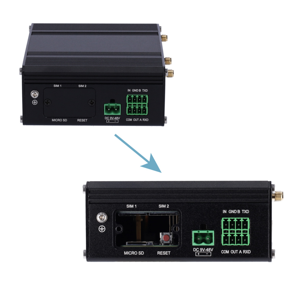 MS-UR35-L04EU-W | MILESIGHT - Router Industrial 4G WiFi | 5 puertos 10/100 | Doble ranura tarjeta SIM 4G/3G | Wifi 