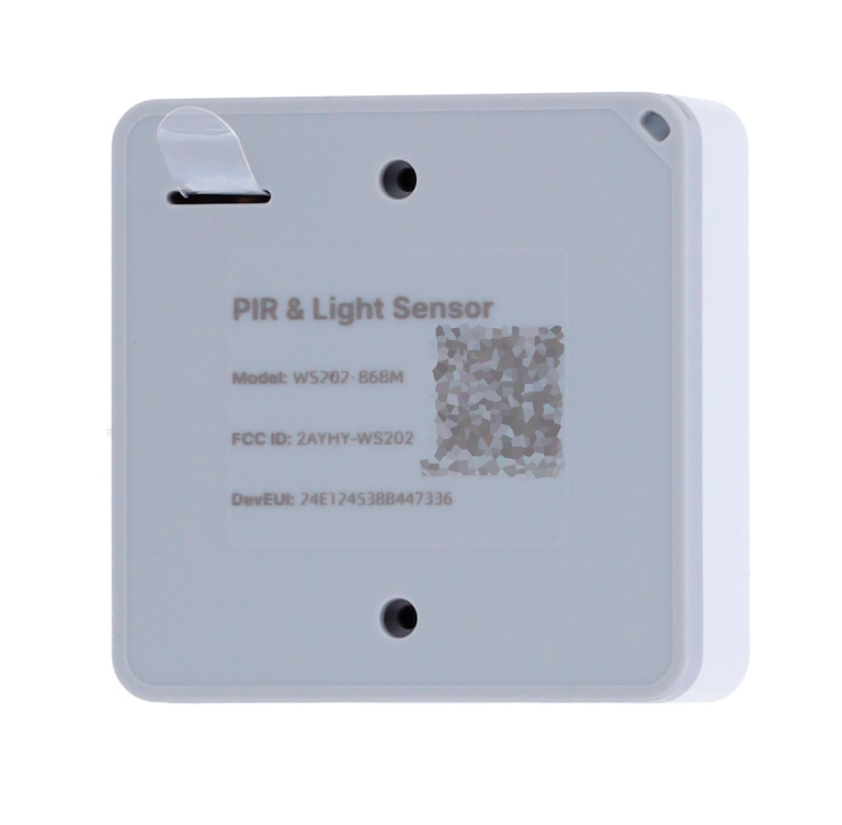 MS-WS202-868M | MILESIGHT - Detector de movimiento e iluminación IoT LoRaWan | Distancia de detección entre 6 - 8 metros | Detector de temperatura y humedad integrado 