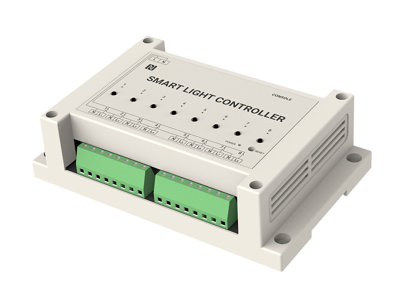 MS-WS558-868M  |  MILESIGHT  -  Controlador de luces IoT LoRaWAN  |   Hasta 8 circuitos de luces   |  Medición del consumo de energía