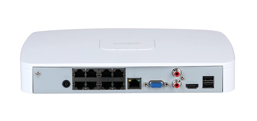 NVR4108-8P-4KS3 | DAHUA - Grabador NVR | 8 canales IP | 8 puertos PoE+ | Onvif | SMD Plus 
