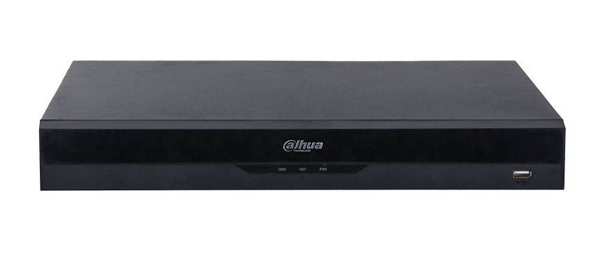 NVR4216-16P-EI | DAHUA - Grabador NVR 16 canales WizSense| 16 puertos PoE | Ancho de banda 256 Mbps | Alarmas | SMD Plus 