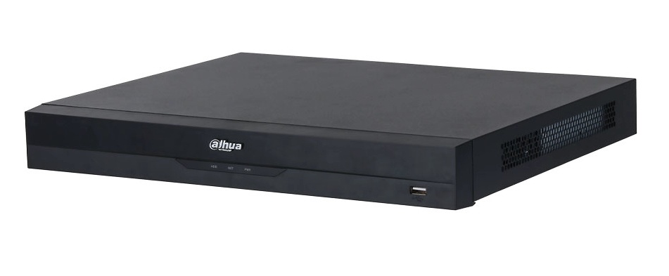 NVR4232-16P-EI | DAHUA El Grabador NVR IP DAHUA WizSense modelo NVR4216-16P-EI es una solución de alta tecnología para control y vigilancia en sistemas de seguridad avanzados. Con capacidad para 16 canales, utiliza Smart H.265+/H.264+ para optimizar el almacenamiento sin comprometer la calidad. Soporta un ancho de banda de hasta 256 Mbps de entrada/salida y ofrece salidas HDMI 4K y VGA para visualización en alta resolución. Sus funciones inteligentes, como detección y reconocimiento facial, protección perimetral y SMD Plus, garantizan un monitoreo preciso y confiable. Integra 16 puertos PoE+, admite hasta 2 HDD SATA y cuenta con múltiples entradas/salidas de audio y alarma, lo que lo convierte en una herramienta robusta y versátil para cualquier instalación de videovigilancia