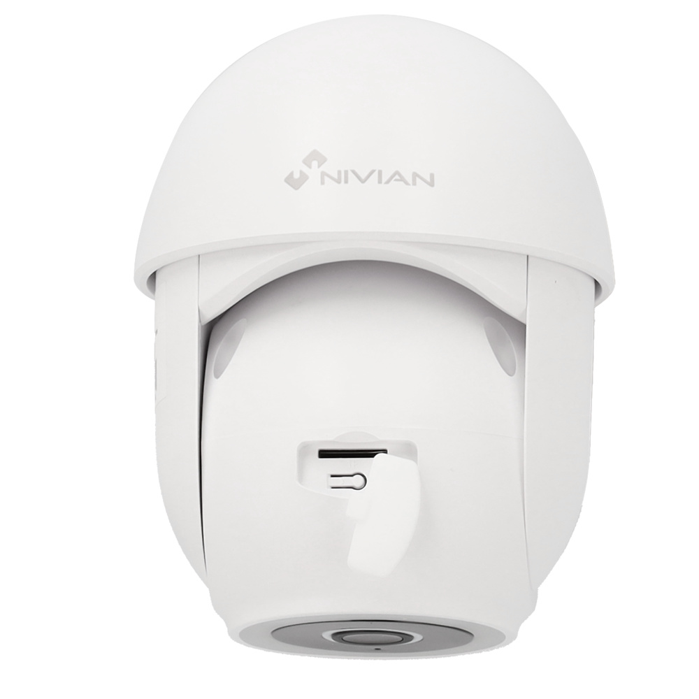 NVS-IPC-0S5-L-MINI | Nivian Smart Cámara Wifi | 3 Mpx | Lente 4 mm | Leds IR 10 metros | Autotracking | Micrófono y Altavoz integrados | Compatible TUYA Smart / Google / Alexa 