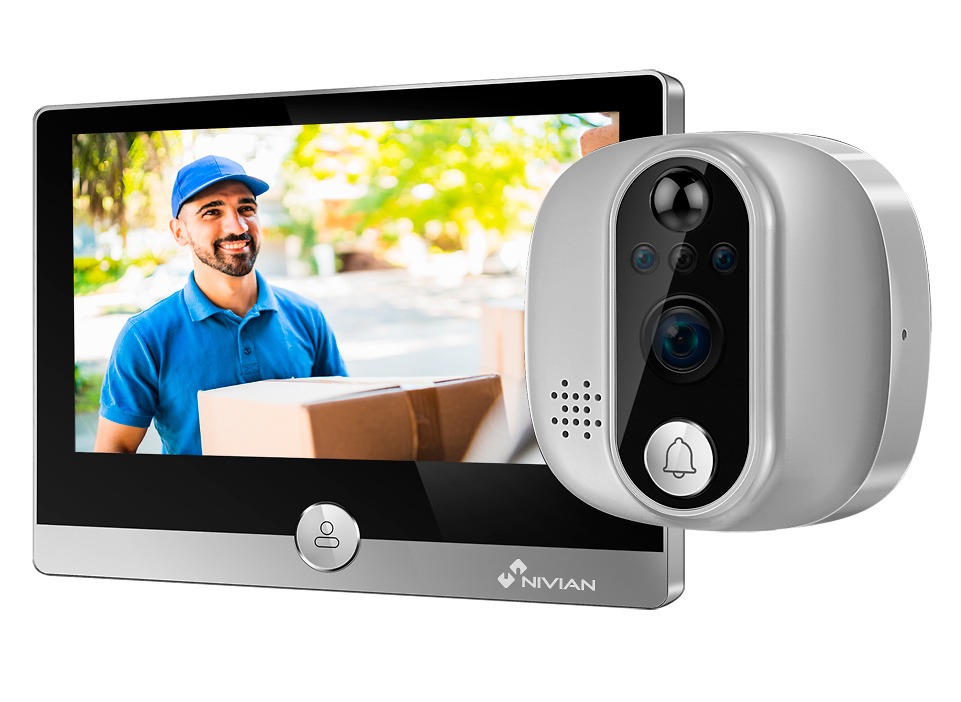 NVS-IPC-DOORVIEW1 | IMOU Compra la Mirilla Inteligente WiFi NVS-IPC-DOORVIEW1 para videovigilancia y control de accesos en nuestra tienda online. Con conectividad inalámbrica y comunicación bidireccional, ofrece seguridad y control eficiente. Ideal para hogares y negocios, incluye cámara HD con visión nocturna y monitor a color. Fácil instalación y gestión remota a través de la app Ya disponible en nuestra tienda online de Videovigilancia y Seguridad Electrónica www.ipcenter.es