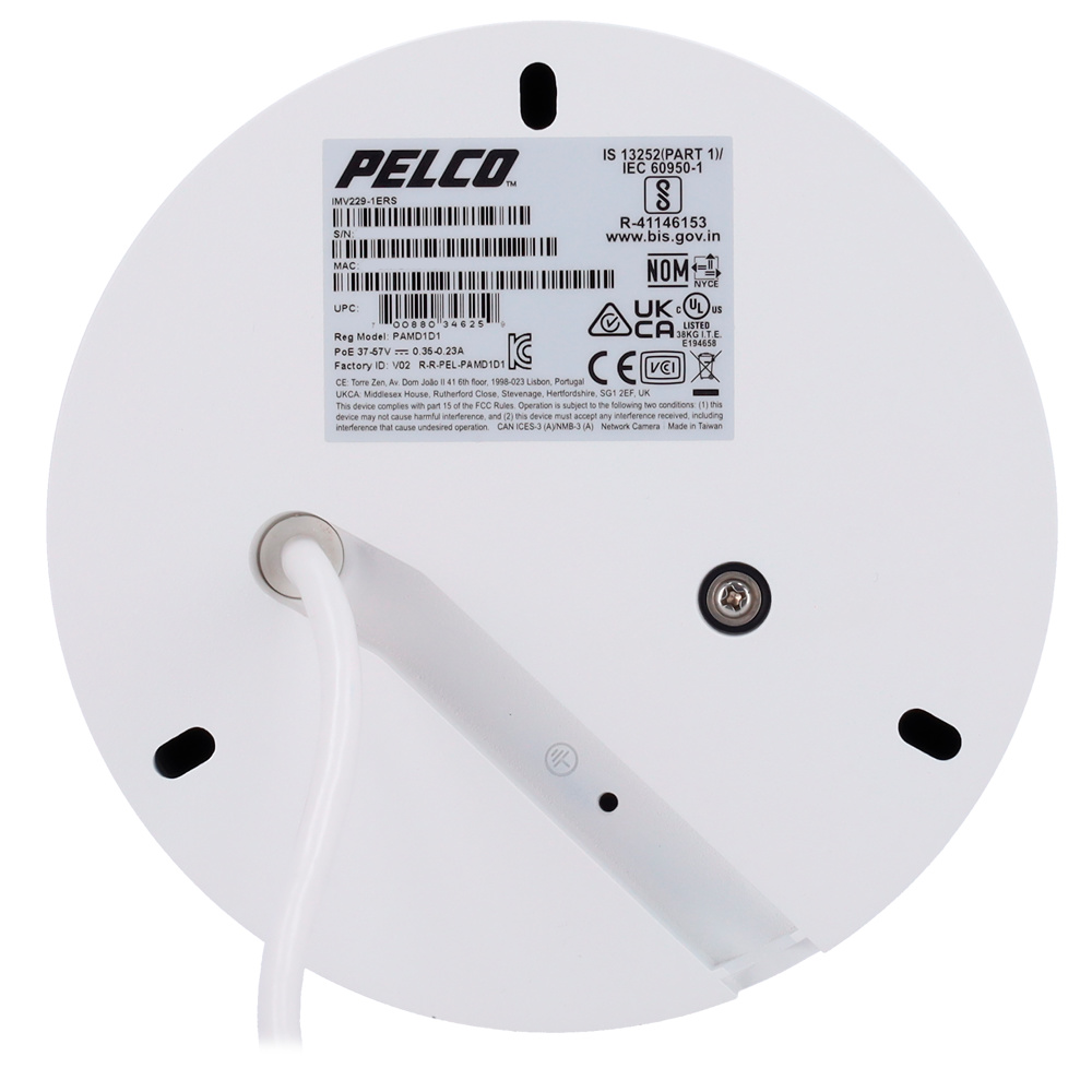 PL-IMV229-1ERS | PELCO - Cámara domo IP | 2 Mpx | Lente motorizada 3.4 ~ 9.4mm | Ranura para tarjeta MicroSD/SDHC/SDXC 