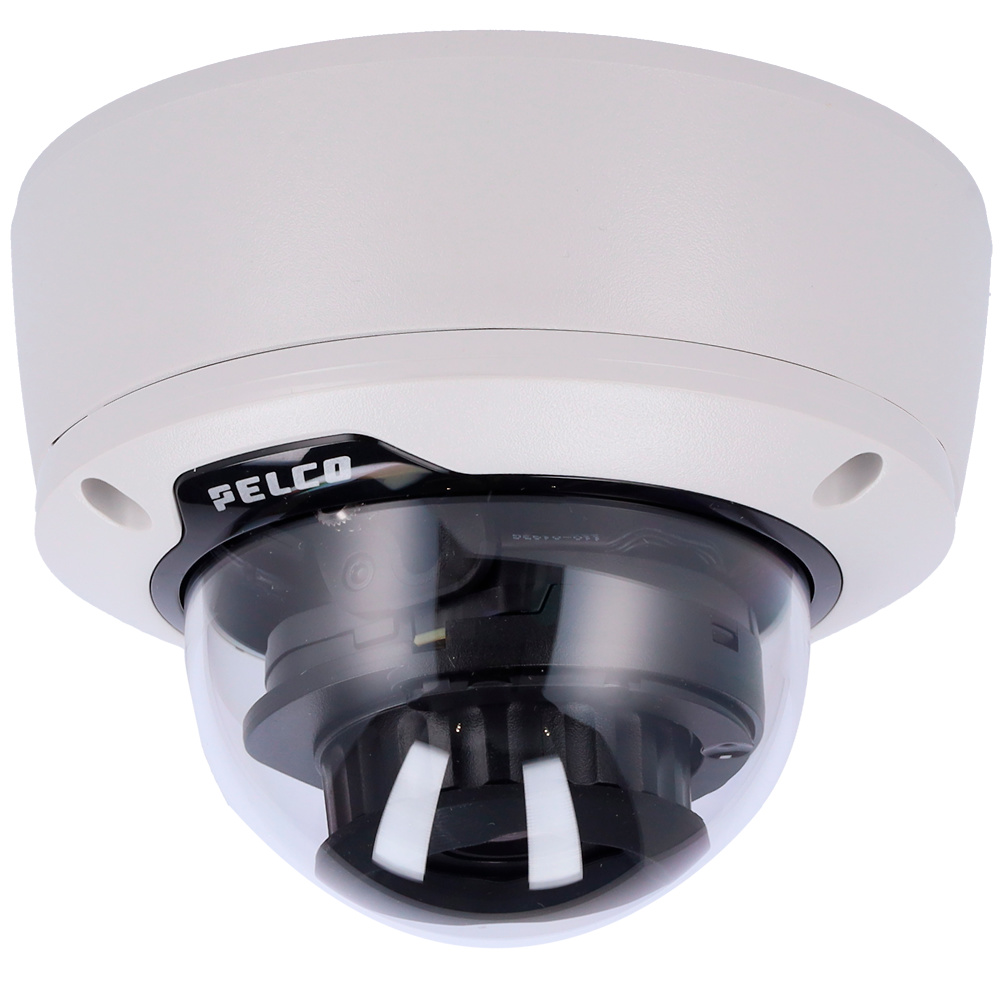 PL-SRXP4-2V10-IMD-IR | PELCO La Pelco Sarix Pro 4 PL-SRXP4-2V10-IMD-IR ofrece 2 Mpx, visión nocturna IR de 30 m, WDR 130 dB y analíticas de video avanzadas. Compatible con H.265 y ONVIF