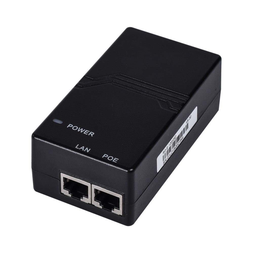 RG-E-120GE | RUIJIE El Ruijie RG-E-120GE es un inyector PoE diseñado para alimentar dispositivos compatibles con PoE IEEE802.3af. Proporciona una potencia de hasta 15.4W y permite conexiones de hasta 100 metros a través de un cable UTP. Es una solución confiable y eficiente para redes seguras y estables