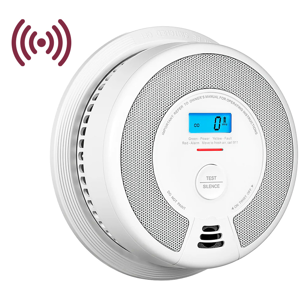 SC07-W | X-SESNE El detector combinado de monóxido de carbono y humo SC07-W de X-SENSE es una solución autónoma y avanzada para garantizar la seguridad en el hogar o negocios. Con tecnología fotoeléctrica y comunicación inalámbrica de 868 MHz, permite interconectar hasta 24 dispositivos para alertas simultáneas. Incluye una alarma de 85 dB a 3 metros, indicador luminoso y pantalla LCD que muestra los niveles de monóxido de carbono en tiempo real. Alimentado por una batería CR123A con 10 años de duración, asegura un mantenimiento mínimo. Certificado según las normas EN 14604 y EN 50291, combina confiabilidad, precisión y fácil integración para la protección integral de cualquier espacio