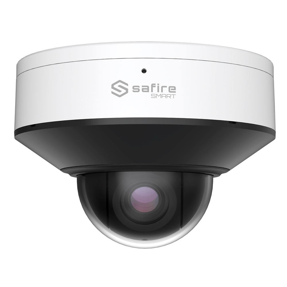 SF-IPSD1003ITA-4I1  |  SAFIRE SMART  |  Cámara Mini PTZ IP con Inteligencia Artificial Avanzada  |  4 Mpx  | Zoom 3x  |  Leds IR 30 metros