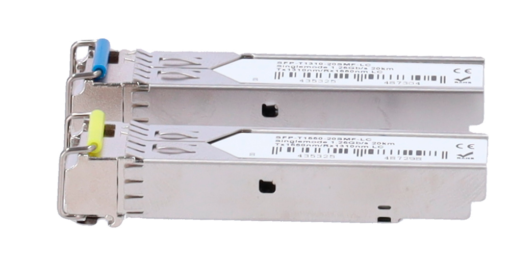 SFP-TR1513-20SMF-LC | Módulos ópticos SFP monomodo (SM) | Conector LC simplex | 20Km | Pareja Tx/Rx 