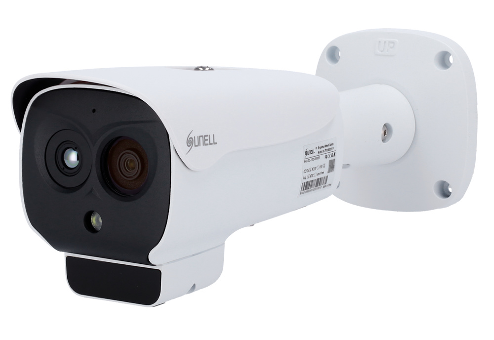 SN-TPC2553DRT-F03 | SUNELL Compra la cámara IP térmica Sunell SN-TPC2553DRT-F03 para videovigilancia y seguridad perimetral en nuestra tienda online. Con tecnología térmica avanzada, esta cámara ofrece una detección precisa de intrusiones en cualquier condición climática. Equipada con lente térmica y compresión H.265+, es ideal para aplicaciones de seguridad en exteriores. Perfecta para proteger perímetros en hogares y negocios, con clasificación IP66 resistente al agua y polvo Disponible ya en nuestra tienda online www.ipcenter.es