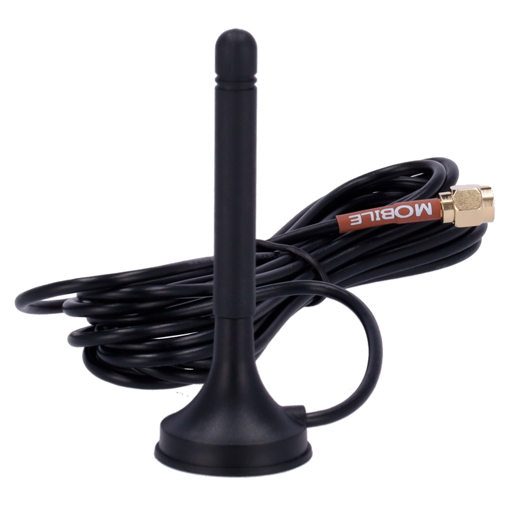 TK-PR1KS210 | TELTONIKA Teltonika TK-PR1KS210 es una antena 4G magnética diseñada para frecuencias 699~868 MHz y 1850~2690 MHz. Cuenta con un conector SMA macho, impedancia de 50 ohmios, y cable RG174 de 3 m. Con ganancia de 1 dBi y certificación IP65, es ideal para aplicaciones móviles y exteriores moderadamente exigentes