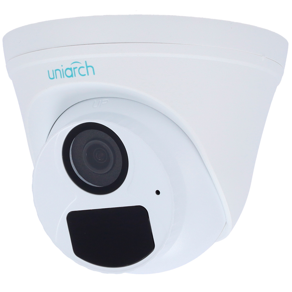 UV-IPC-T122-APF28-ECO  |  UNIARCH   -  Cámara IP Domo  |  2 Mpx  |  Lente fija 2,8 mm  |  Leds IR 30 metros  |  Micrófono integrado