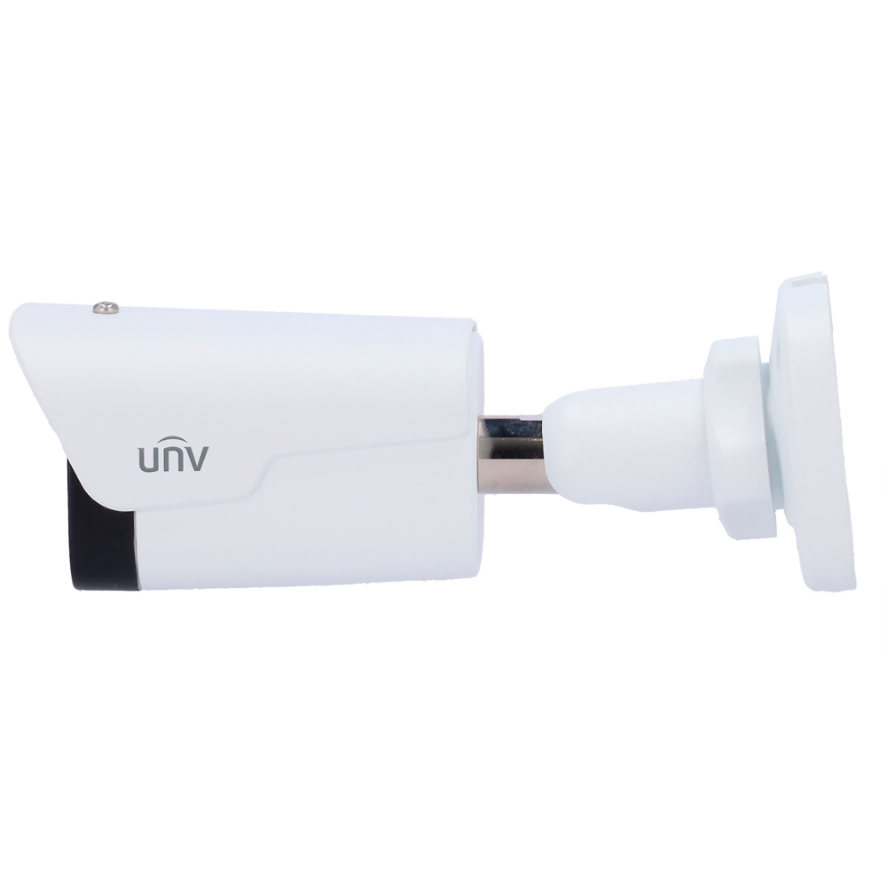 UV-IPC2124LB-ADF28KM-H | UNIVIEW - Cámara IP Bullet | 4 Mpx | Lente fija 2.8 mm | Leds IR 30 metros | Micrófono integrado | Micrófono integrado 