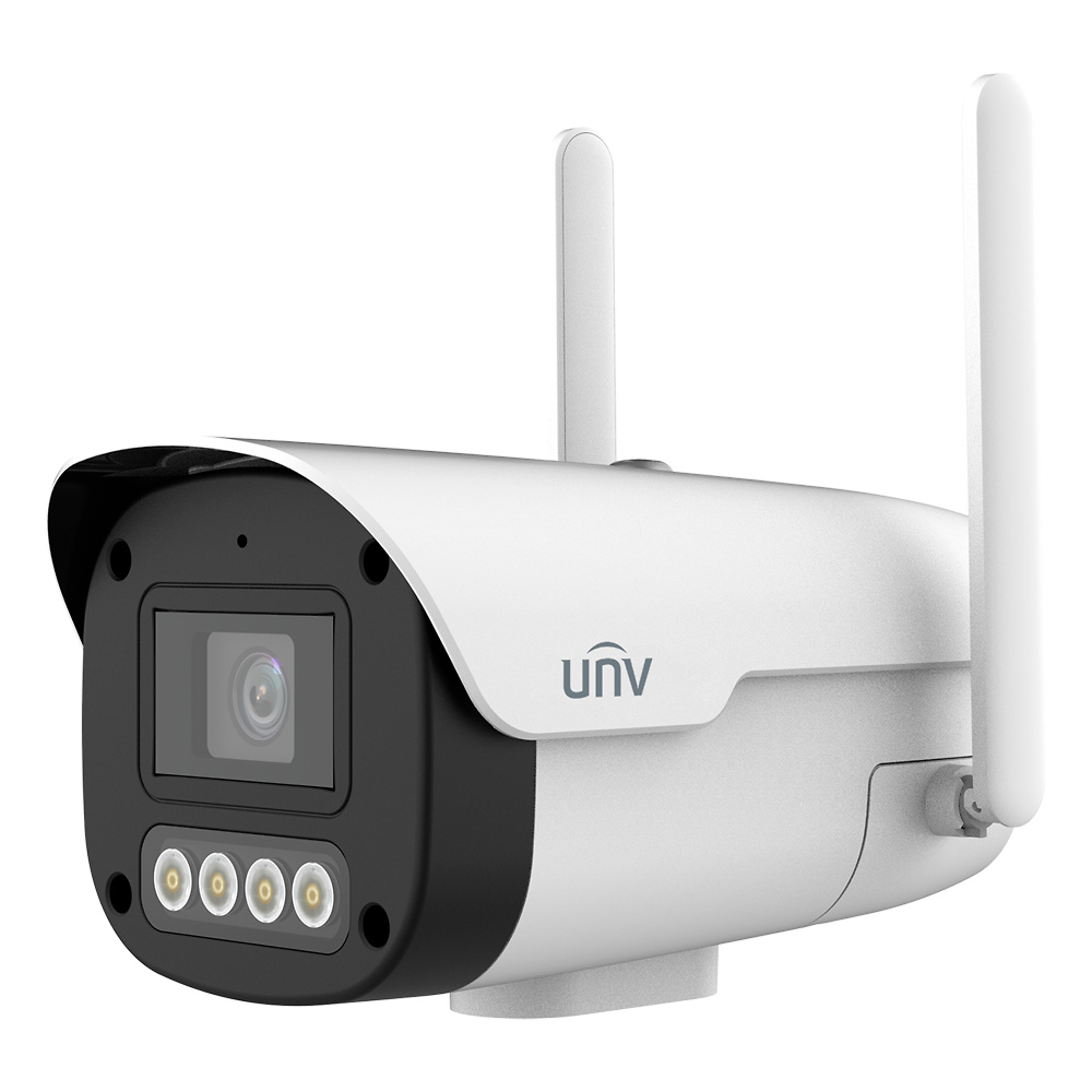 UV-IPC2A14LP-ADF40KC-4G-E | UNIVIEW La cámara bullet IP 4G UNIVIEW modelo UV-IPC2A14LP-ADF40KC-4G-E ofrece una solución avanzada para control, vigilancia y seguridad en entornos exigentes. Con resolución de 4MP (2560x1440) y lente de 4.0 mm, garantiza imágenes claras y nítidas, incluso en total oscuridad gracias a su IR de hasta 50 metros. Su conectividad 4G permite un monitoreo remoto confiable en áreas sin acceso a redes cableadas. Equipada con detección avanzada de movimiento UMD y prevención inteligente de intrusiones (SIP), mejora la seguridad con análisis precisos. Integra micrófono y altavoz para comunicación bidireccional y soporta compresión Ultra265 para optimizar el almacenamiento. Compatible con MicroSD de hasta 512 GB y con certificación IP67, es resistente a condiciones adversas, ideal para instalaciones exteriores