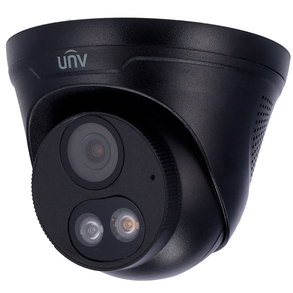 UV-IPC3614LE-ADF28KC-DL-BLACK  |  UNIARCH   -  Cámara IP Domo  |  4 Mpx  |  Lente 2.8 mm | Dual Light  30 metros | Micrófono y Altavoces integrados