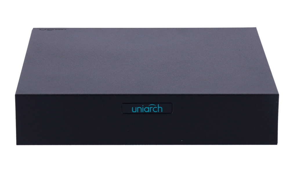 UV-NVR-104S3-P4-ECO | UNIARCH - Grabador NVR de 4 canales IP | 4 Puertos PoE | 64 Mbps | Resolución Max. 6 Mpx 