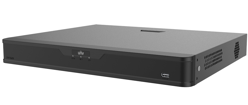 UV-NVR302-08B-P8-IQ | UNIVIEW El grabador NVR UNIVIEW modelo UV-NVR302-08B-P8-IQ es una solución avanzada para control, vigilancia y seguridad en sistemas IP, ideal para instalaciones de la gama Easy. Con capacidad para 8 canales y 8 puertos PoE, permite una conexión sencilla y alimentación directa de cámaras IP. Soporta un ancho de banda de hasta 160Mbps y resolución máxima de 12MP, proporcionando imágenes de alta calidad. Su compresión Ultra265 optimiza el almacenamiento, mientras que las funciones inteligentes como AcuSearch y SIP (Smart Intrusion Prevention) en hasta 2 canales mejoran la seguridad. Incluye una librería de fotos de vehículos y salidas HDMI 4K y VGA para visualización en alta definición. Con espacio para 2 discos duros de hasta 10TB y compatible con ONVIF y RTSP, se gestiona fácilmente mediante interfaz web, CMS, app móvil y NVR