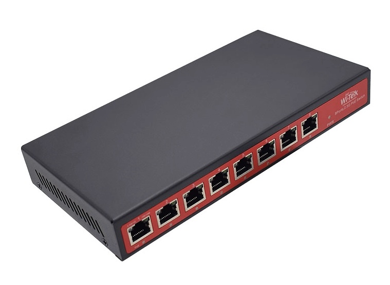 WI-SG505G | WI-TEK - Switch de 8 puertos + 2 puertos 100/1000/2500 Mbps | No Gestionable 