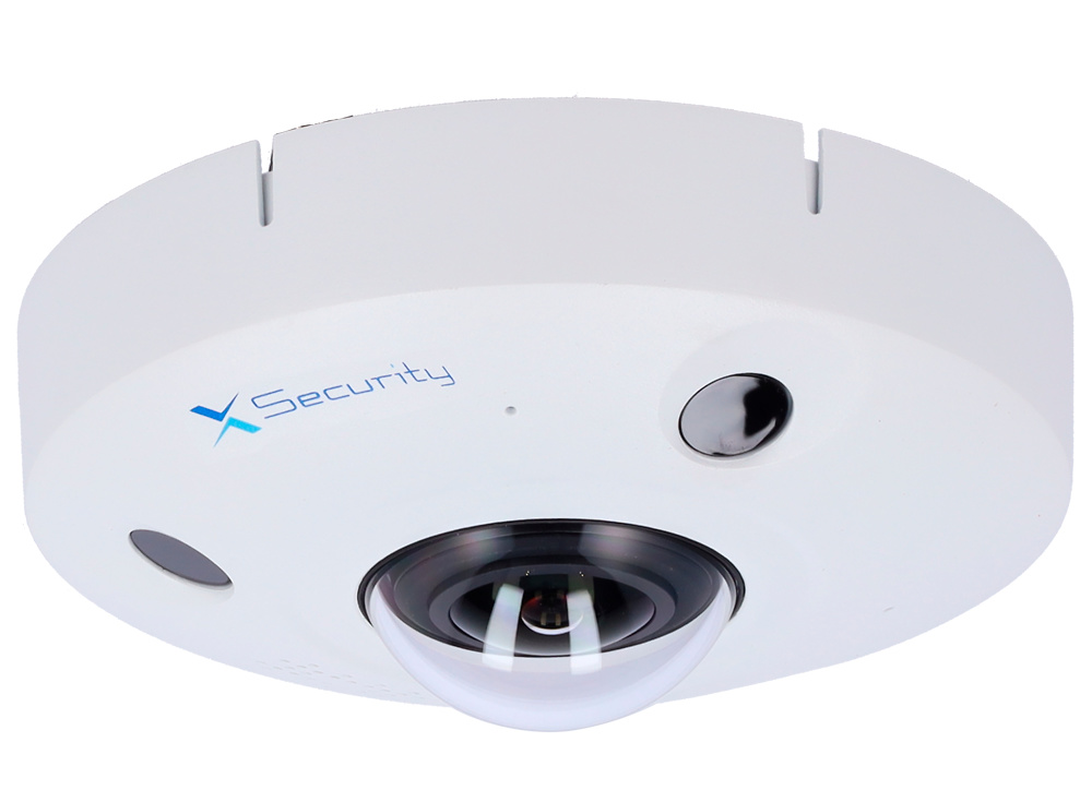 XS-IPD360A-8U-MIND  |  X-SECURITY  -   Cámara IP Domo Fisheye  | 8 Mpx  |  Lente 1.85mm 360º  | Mapa de Calor | Conteo de personas