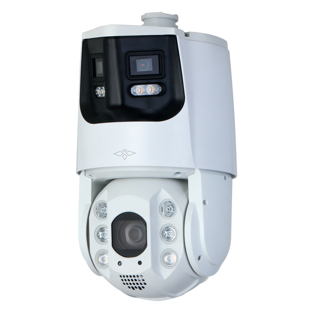 XS-IPSD7925TIOC-4U-TANDEM  |  X-SECURITY  -   Domo motorizado IP Doble Lente (Panorámica 4Mpx + PTZ 4Mpx)  |  4 Mpx  |  Zoom 25x  |  Dual Light 200 metros