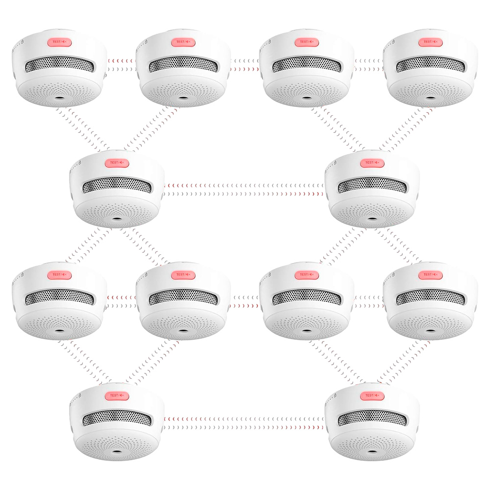 XS01-WR-6PACK | X-SENSE - Pack de 6 mini detector de humo autónomo | Certificado EN 14604 