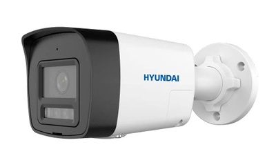 HYU-1105  |  HYUNDAI  -  Cámara Bullet IP   |  6 Mpx  |  Lente fija 2,8 mm|  Smart Hybrid Light 30m  |  Micrófono y Altavoz integrados