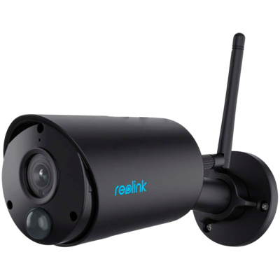 RL-ARGUS-B320-B  |  Reolink  -  Camara wifi a Bateria |  3 Mpx  |  Angulo de visión 100º | Leds IR 10 metros  |  Audio Bidireccional (micrófono y altavoz integrados)