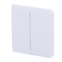 AJ-SIDEBUTTON-2G-W  |  AJAX  -  Panel táctil para interruptor de luz doble  |  Compatible con AJ-LIGHTCORE-2G