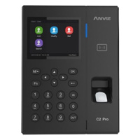 C2PRO  |  ANVIZ  -  Terminal de Control de Presencia y Acceso   -  Identificación por tarjeta RFID, huella dactilar, usuario, contraseña y/o combinaciones