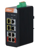 DH-IS4207-4GT-120  |  DAHUA  -  Switch industrial L2 de 7 puertos con 4 PoE  |  2 puertos Uplink SFP Gigabit  |  120W