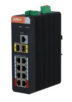 DH-IS4210-8GT-120   |  DAHUA  -  Switch Industrial Gestionable (L2) de 8 puertos  |  8 puertos PoE Gigabit  |  2 puertos SFP Gigabit  |  120W