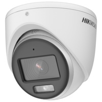 DS-2CE70KF0T-LMFS(2.8mm)  |  HIKVISION  -   Cámara Domo 4en1 Gama Value |  2 Mpx  |  Lente fija 2,8mm  |  Luz híbrida 20 m  |  Micrófono integrado